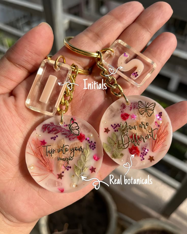 Resin Art Keychain